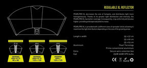 Refletor asa de gaivota PearlPro XL – Garden HighPro